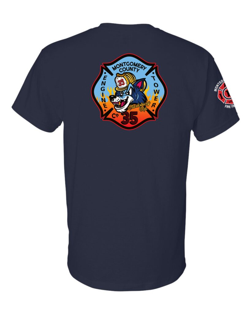 Gildan Dryblend T-Shirt - Patch Back