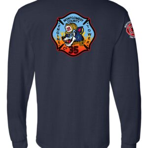 Gildan Dryblend Long Sleeve T-Shirt - Patch Back