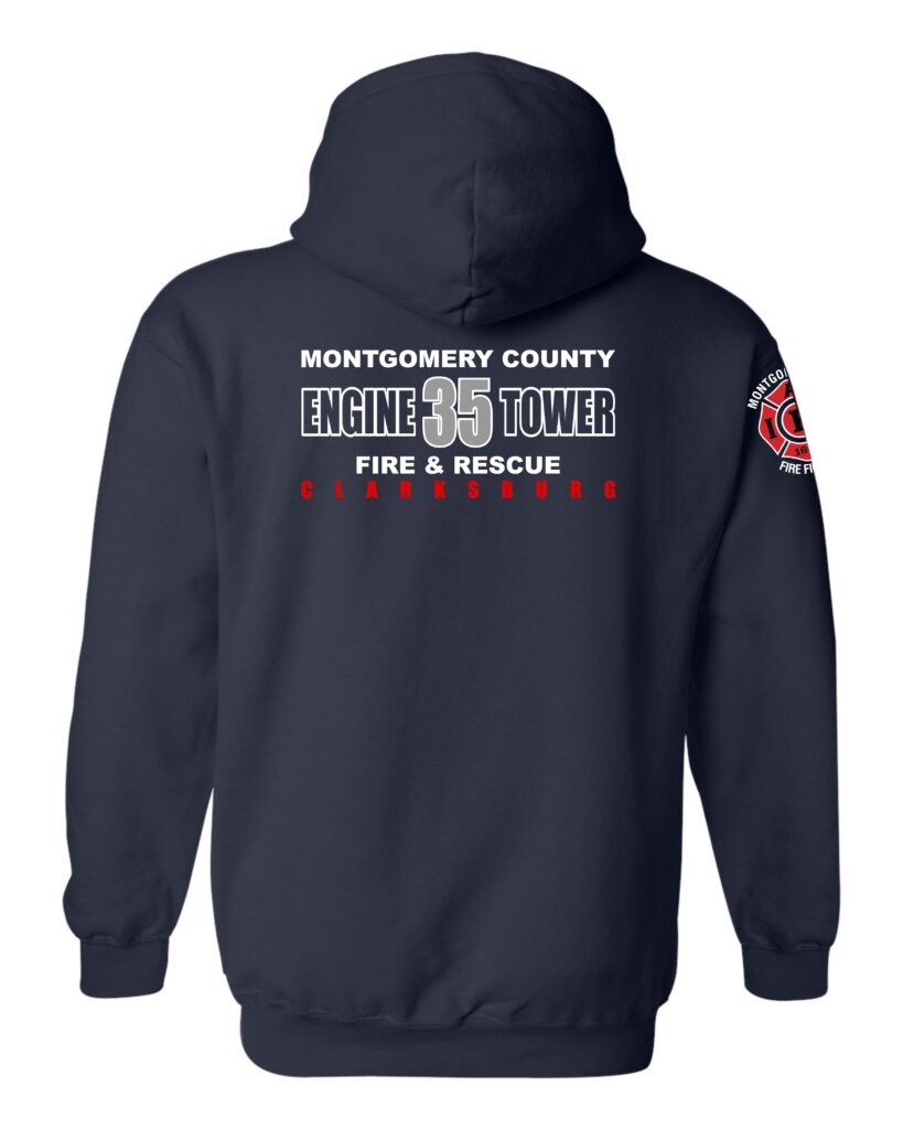 Gildan Heavy Blend Full-Zip Hooded Sweatshirt - Engine / Tower Back